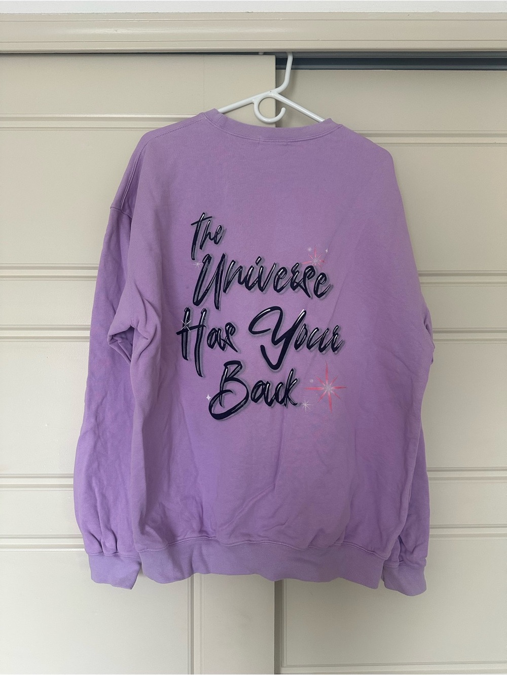 Mayfair group 'The Universe Has Your Back' Crewneck Sweatshirt